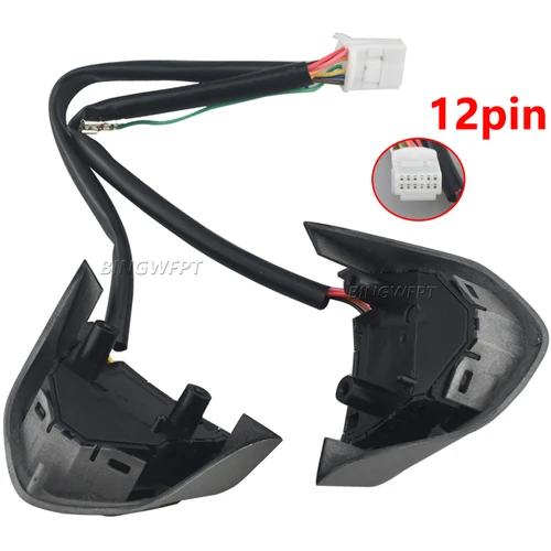 Imagen 2 del producto Interruptores multifunción, botones de Control de volumen Bluetooth, interruptor de Control de crucero del volante para Suzuki Grand Vitara 2007-2013