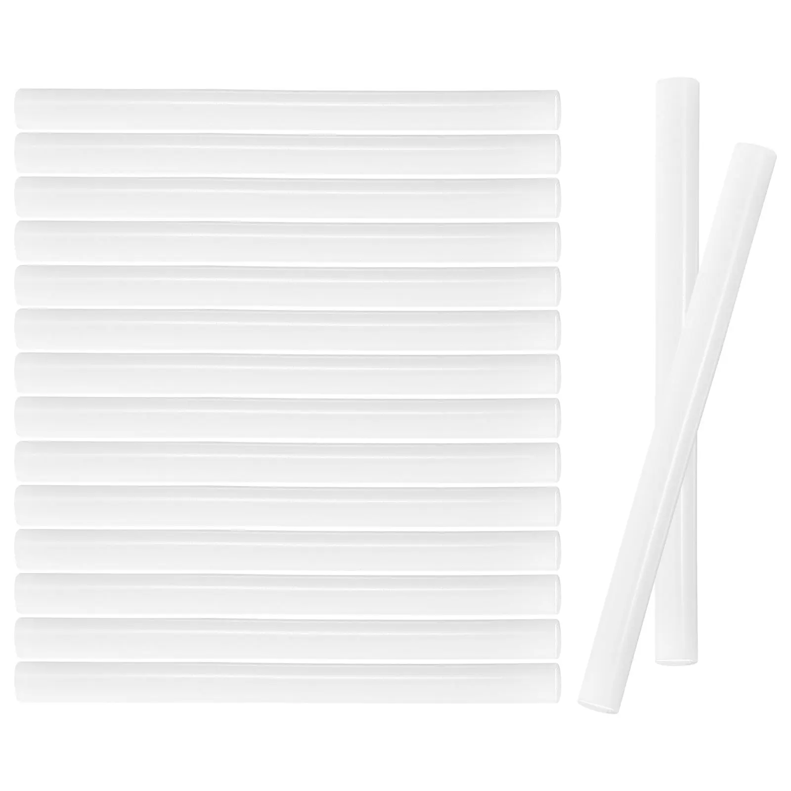 16pc Hot Melt Glue Sticks Super Adhesive Mini White Bulk Craft DIY Arts School Projects Home Repair Safe Material High