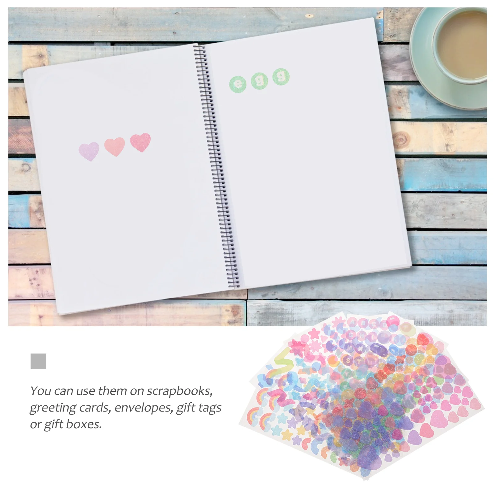 

8 Sheets Beautiful Hand Account Sticker Self Adhesive Colorful Decorative Decals Gift Self Adhesive Sticker Colorful Stickers