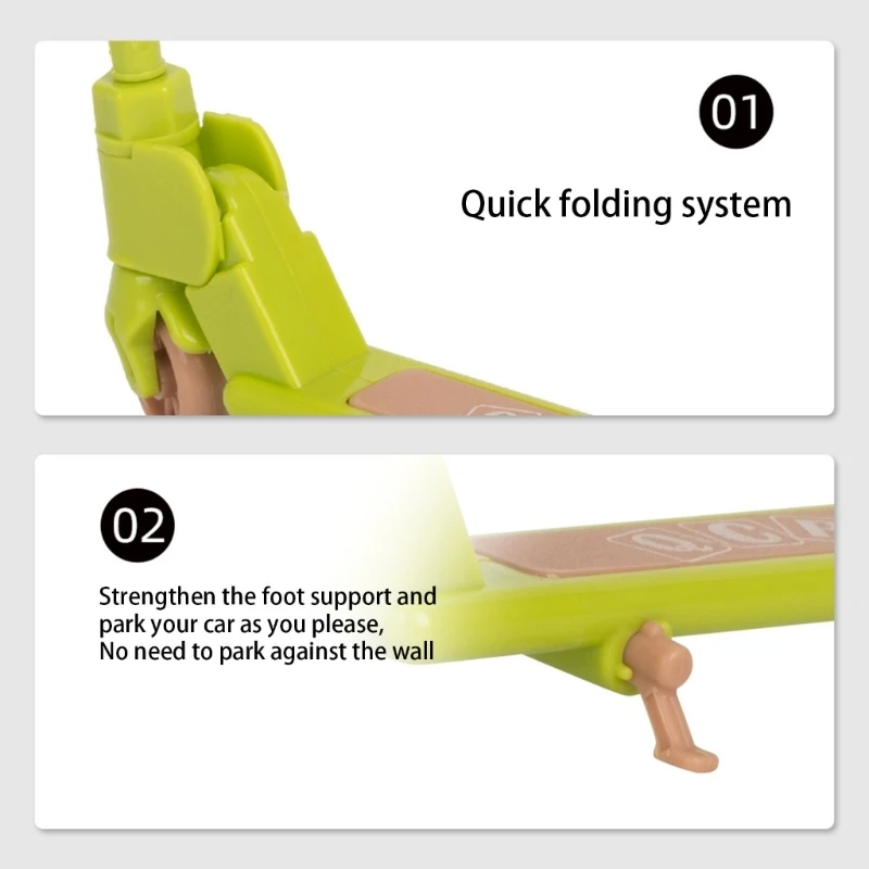 Placa dedo dobrável portátil, acessório materiais plásticos resistentes para entusiastas patinação rua