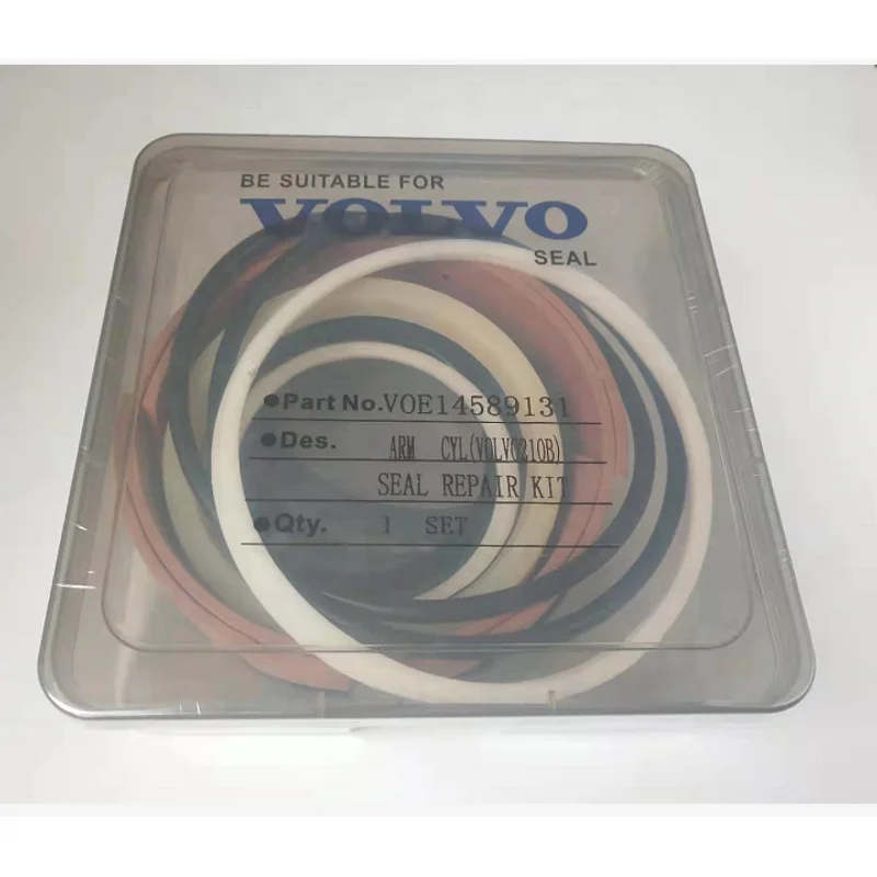 

Excavator Hydraulic Cylinder Oil Seal O-RING KIT EC210B Arm Cylinder Seal Kit VOE14515052 14589131