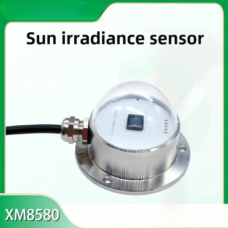 XM8580 Total Solar Radiation Sensor Monitoring Meteorology Outdoor Irradiance Transmitter Sunshine Hour Meter Irradiance Meter