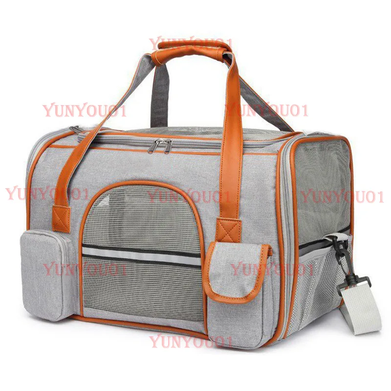 

Small Dog Cat Out Bag Shoulder Car Portable Pet Breathable Foldable