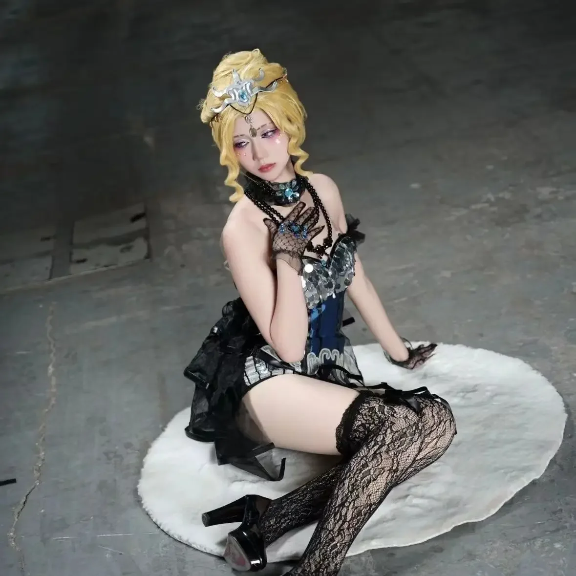 

Clotho Dancer Costumes Game Identity V Full Set of Anime Cartoon Women's Clothing Carnival Party Stage Performance Fancy Dress