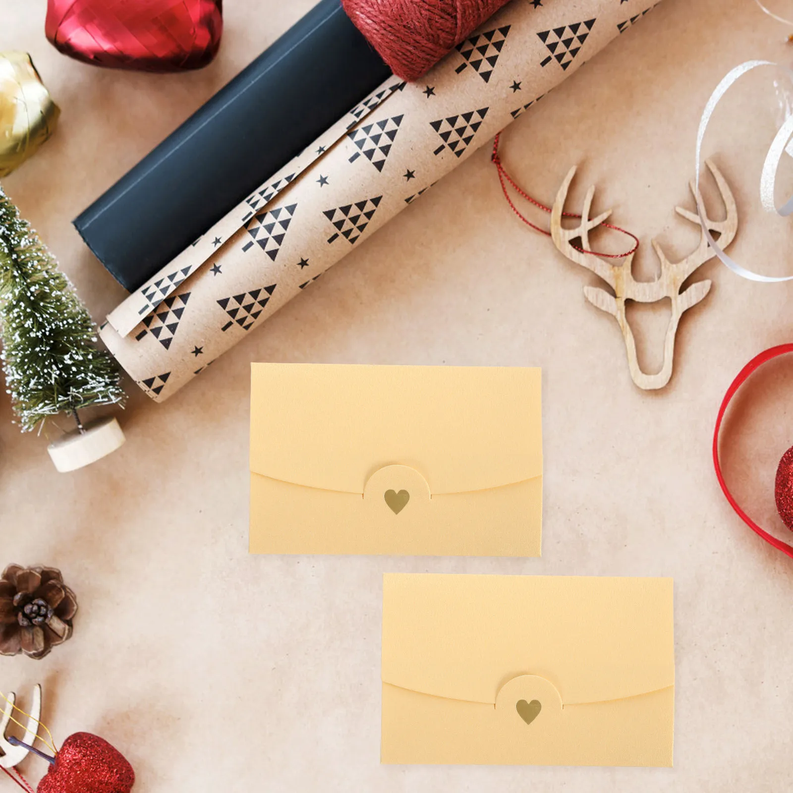 

20Pcs Small Paper Envelopes Compact Invitation Envelopes Solid Color Decorative Wedding Greeting Card Festival Supplies