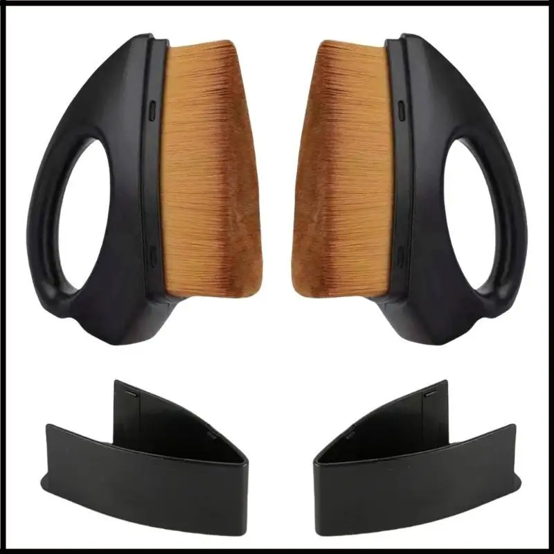 تطبيق سلس لإطارات السيارة مع فرش تنظيف بمقبض مناسبة لعشاق تفاصيل السيارات #1