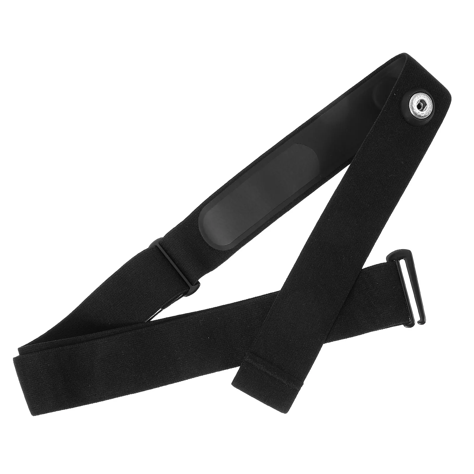 

Heart Rate Chest Strap Black Nylon Elastic Fitness Band for Heart Rate Monitor Chest Belt Sports Running Cycling Health Care