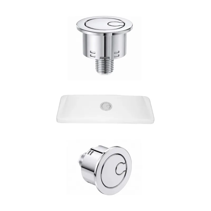 ABKP-For Roca A822505500 Toilets Dual Flush Button Push Type Eco-Friendly 1/2& Full Flush Modes Replacement Part AH0011200R