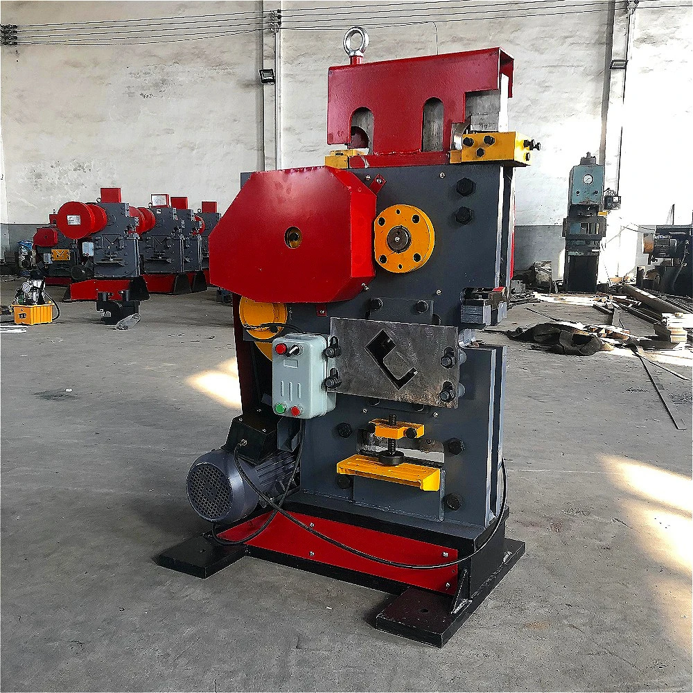 Combined Multi Function Hydraulic Ironworker Tubular Punching and Shearing Machine Mold for Component Processing in Industries