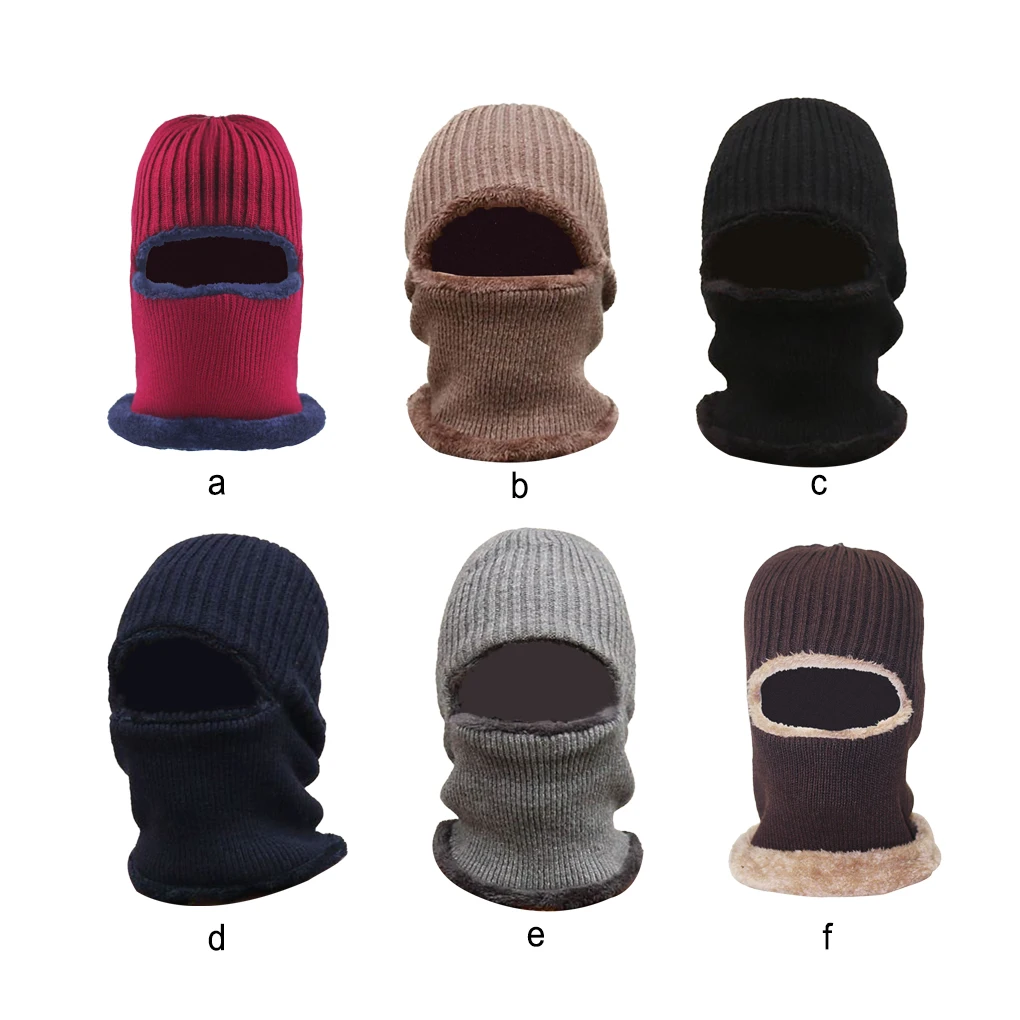 Balaclava Face Cover Helmet Liner Fleece Hats Head Protector Dustproof Caps Flexible Neck Warmer Headwear Ski black