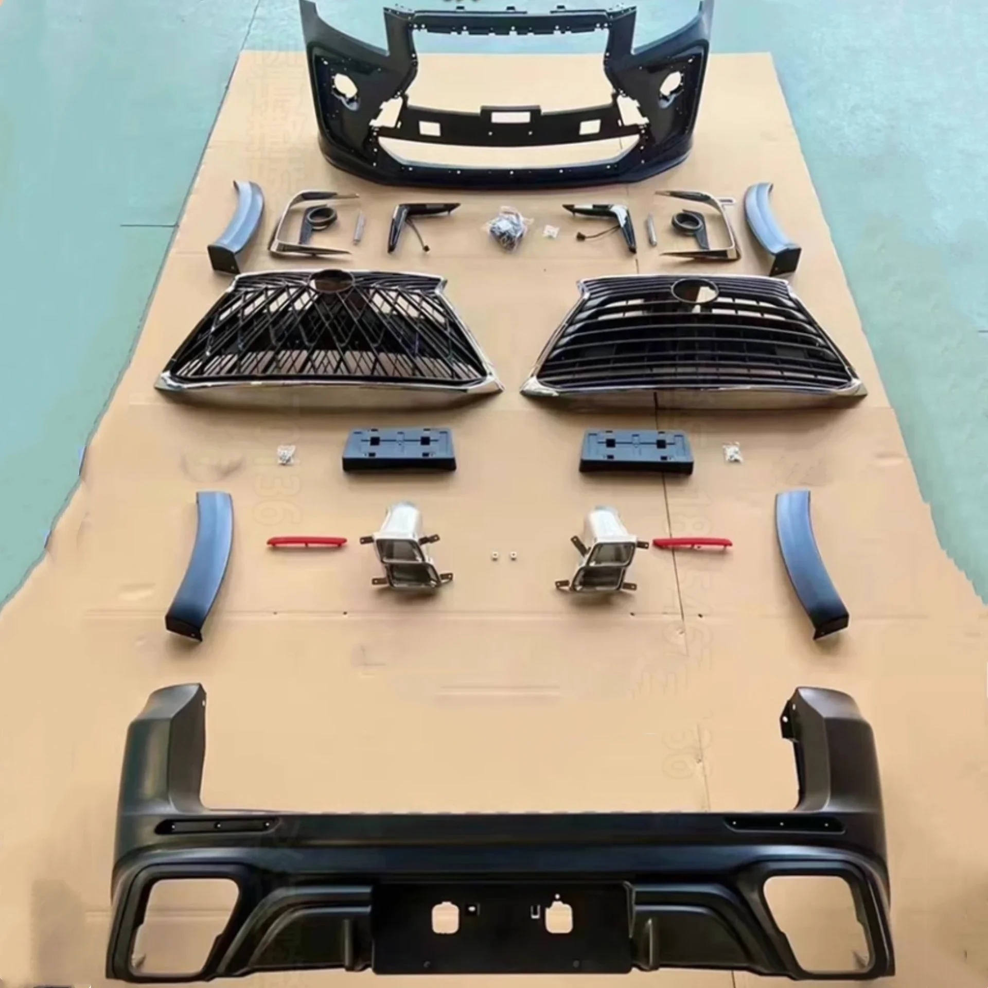

Front Rear Bumper Assembly Grille Reflector for Toyota RAV4 Modified Lexus New Style Body Kit Car Accessories