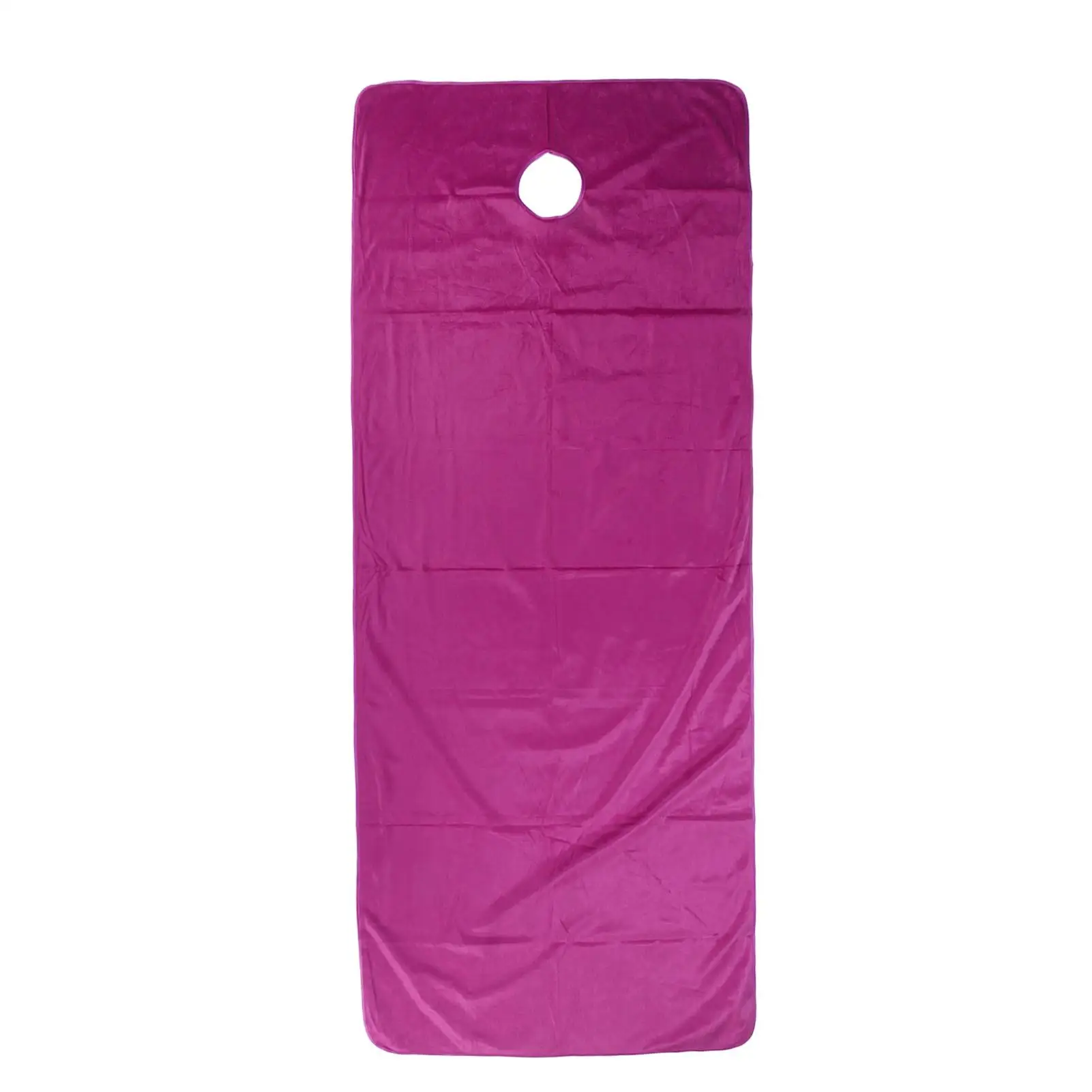 Funda de cama de spa lavable a máquina 80x200 cm con orificio para la cara - cómoda funda para mesa de salón de belleza