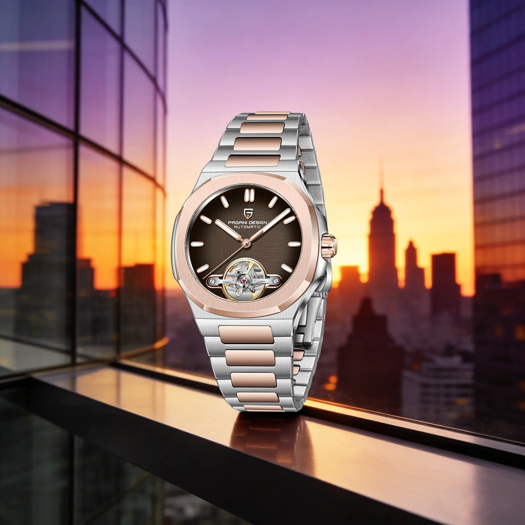 

Новые городские мужские автоматические механические часы PAGANI DESIGN, лимитированная серия, изысканные, роскошные, с сапфировым стеклом, турбийоном и люминесцентным циферблатом.