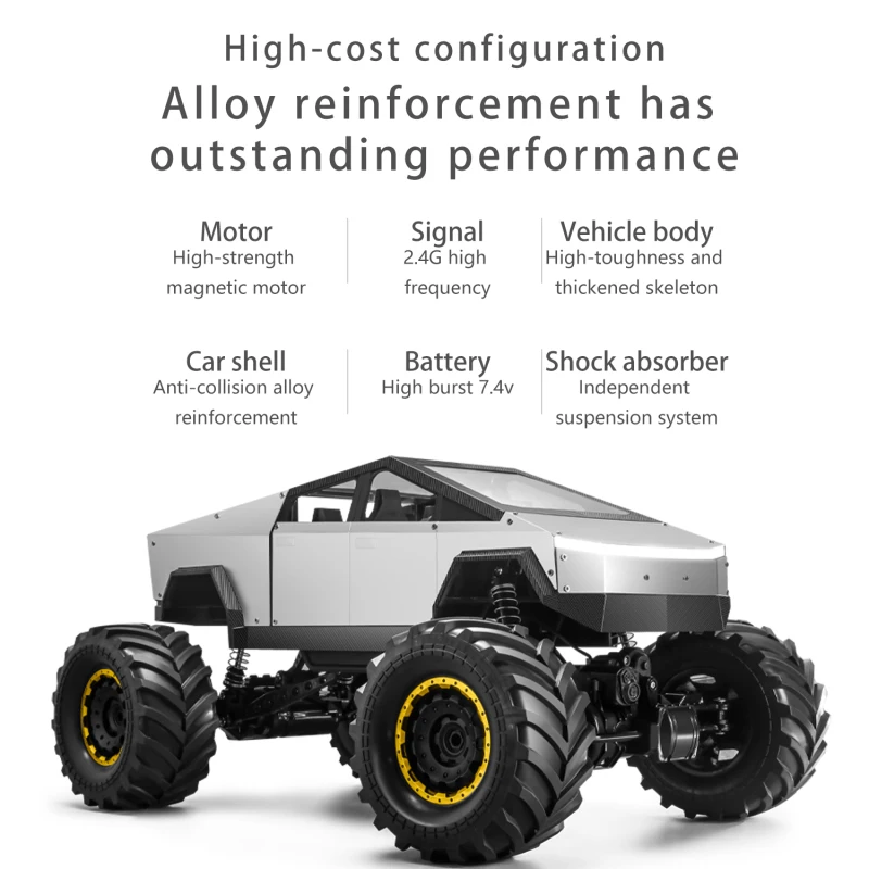 

Super Large 1:10 46CM Alloy 4WD Off-Road Capability Climbing Car High-Speed Racing Car Large Size RC Racing Car Boy Kid Gift Toy