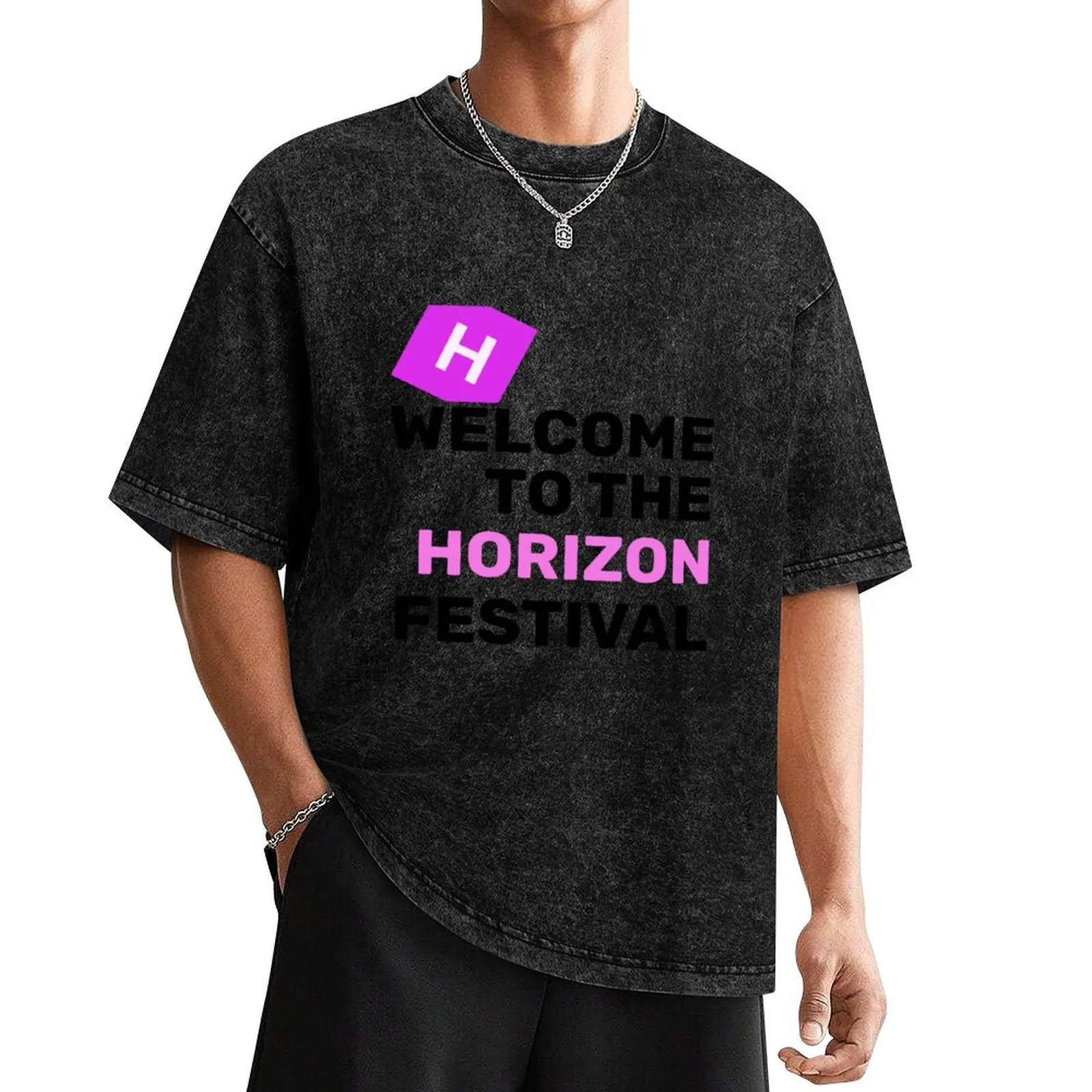 

Welcome To The Horizon Festival - Forza Horizon 4 T-Shirt boys animal print baggy shirts blue lock shirts graphic tee men