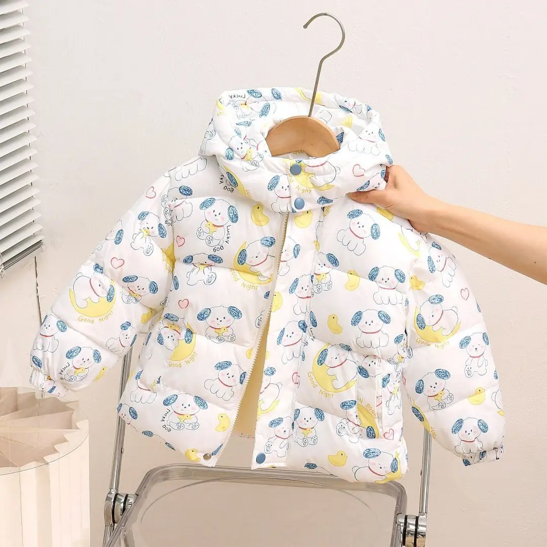 

Cotton Windbreak 2025 Cartoons Warm Plus Thicken Ten Degrees Below Zero Children's Clothin