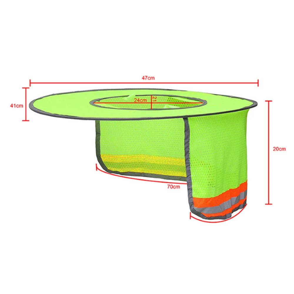 Sunscreen Helmet Brim is Suitable for Reflective Safety Sunscreen Helmet for Construction Sites Outdoor Installation