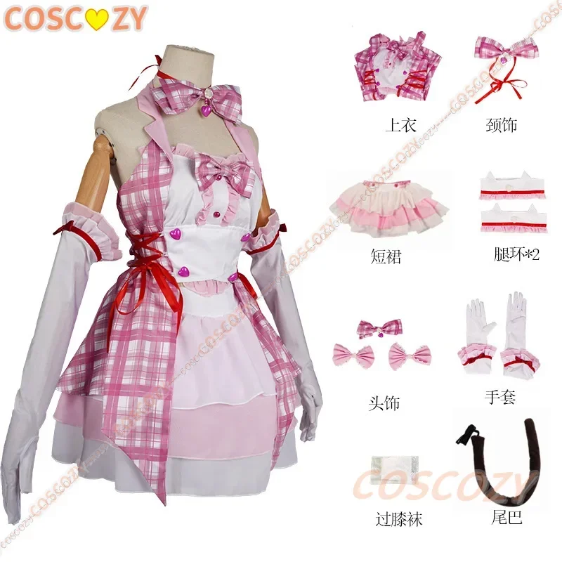 Anime Chocolate Cosplay Costume Performance Dress Lolita Dress Cute Neko Girls Vanilla Cosplay Costume Comic With Outfits G4933