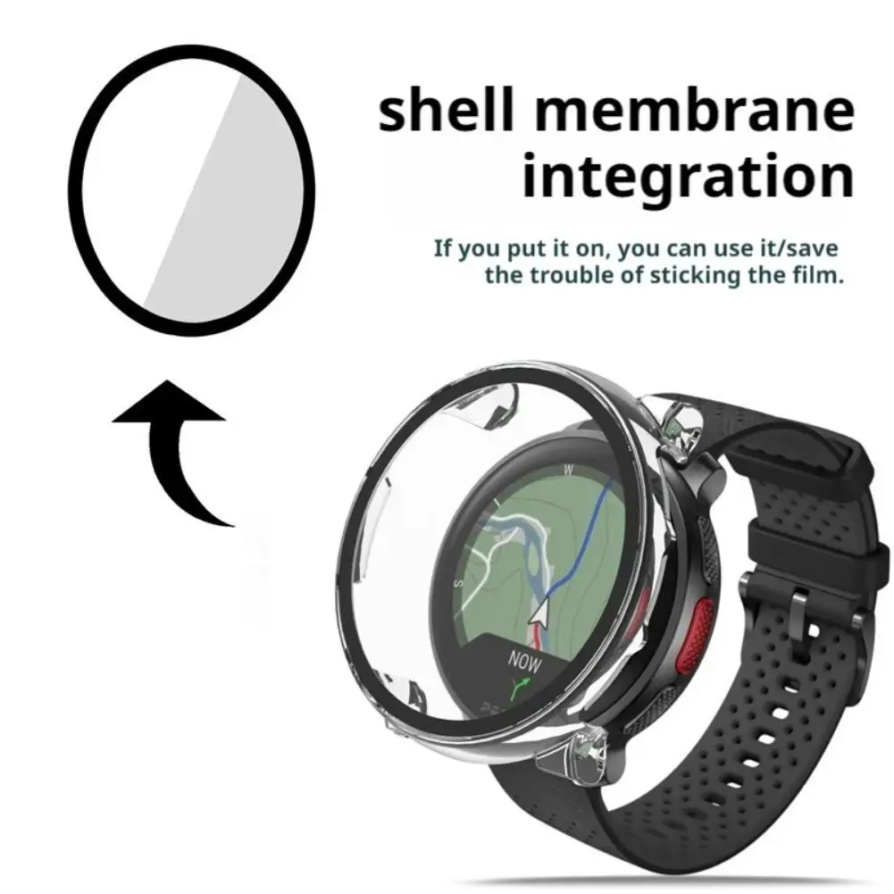 

Watchintegrated Case Film High-quality PC Case Tempered Glass Film Washable Scratch-resistant Film For Polar Vantage V3 Smart