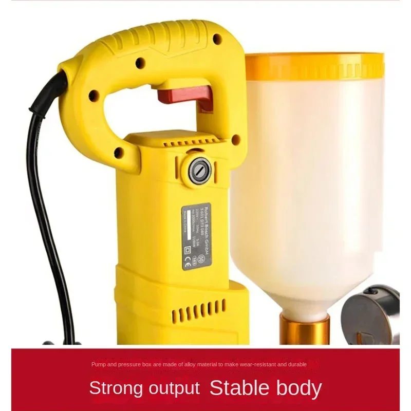 EC9999 High Pressure Grouting Machine 1100W Waterproof Injection Pump for Epoxy Polyurethane Foam Liquid Leak Repair Tool