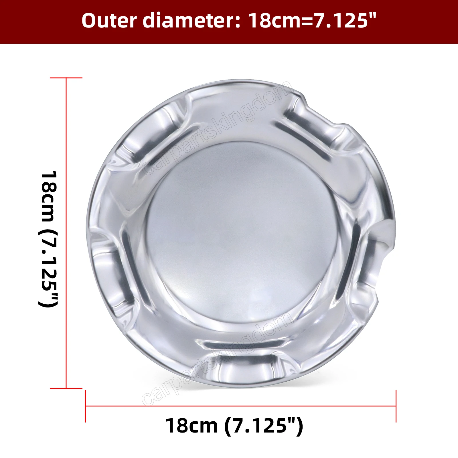 1PC Custom 180mm 7.125 Inch For 07-13 Silverado Tahoe Avalanch Suburban Car Truck Polished Wheel Hub Center cap 9595152 9597686