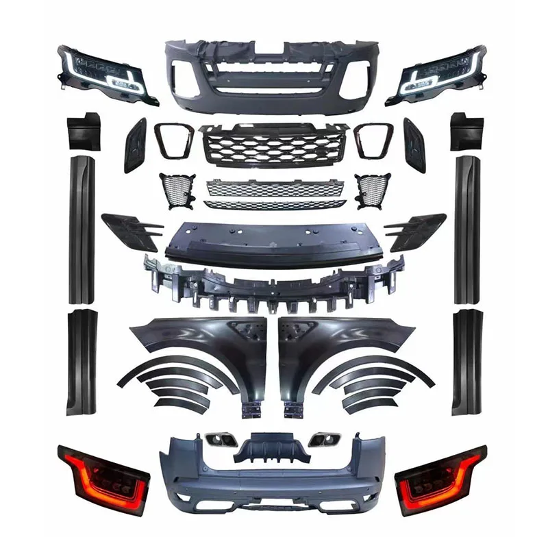 

Whole Appearance Accessories Conversion Bodykit For Range Rover Sport 2014-2017 Update 2021 SVR Style Body Kit