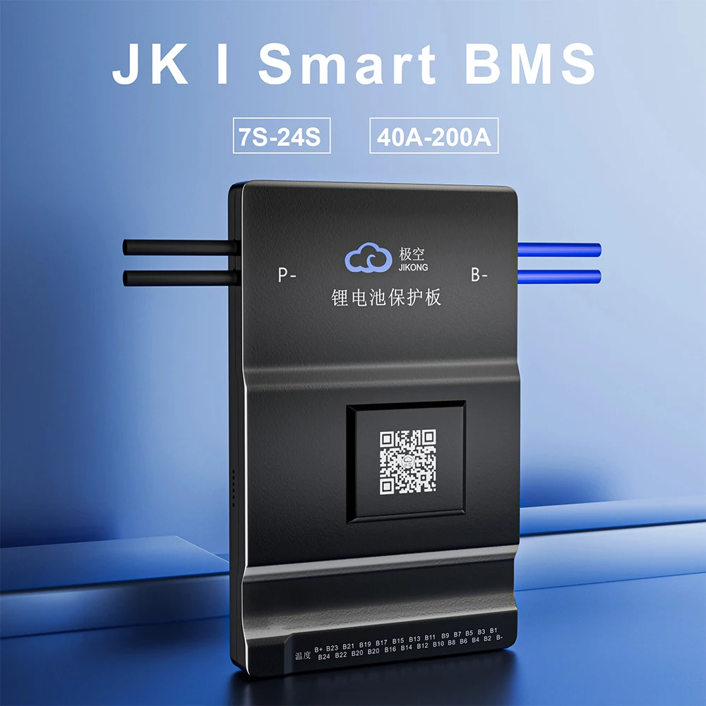 JKBMS 12S 13S 14S 15S 16S 17S 20S 21S 24S Smart BMS 100A 150A mit Aktivem Ausgleichsboard Li-Ion Lifepo4 100Ah LTO Batterie Jikong – Detail 1