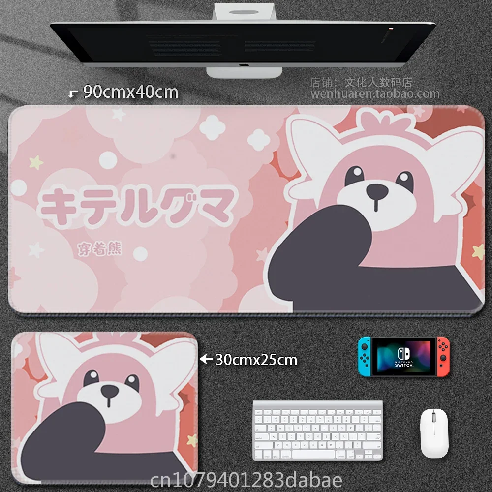 Cartoon PadPikachu Mouse Pad Leather Pokémon Keyboard Pad Boy Girl Super Handsome Table Mat Cute Table Mat Computer Accessories