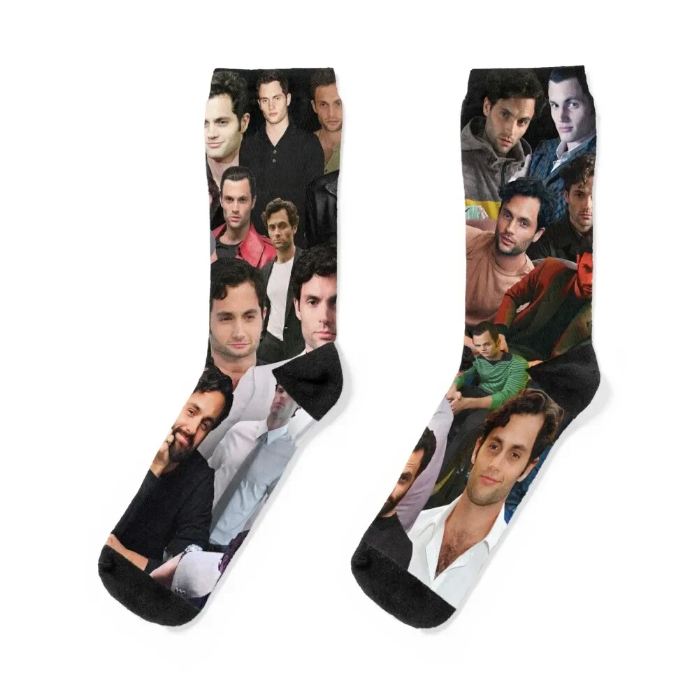 

Penn Badgley Socks set winter thermal tennis hiking Socks Man Women's winter gifts cotton basketball Socks For Women Men's