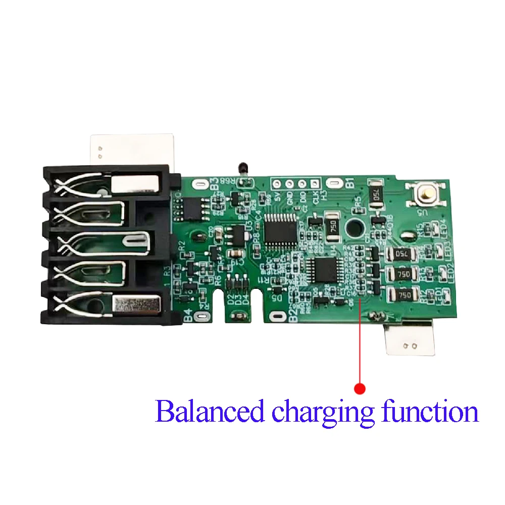 5X18650 For M18 Lithium Ion Battery Case BMS Balance Charging Circuit Board PCB 3Ah Sticker For Milwaukee 18V Shell Box Housings