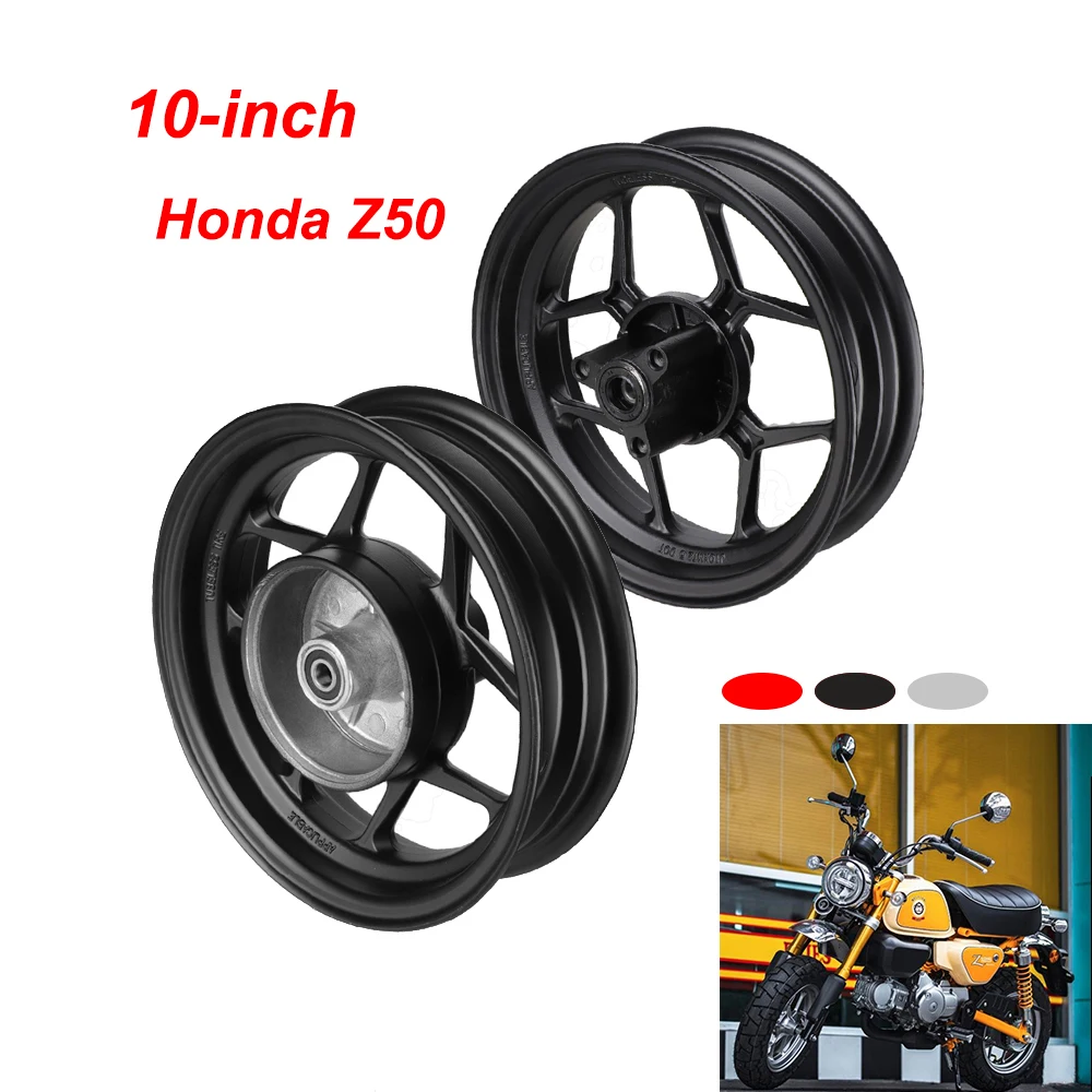 10-inch Drum Type Wheels Front and Rear Aluminum Wheel Hub for Honda Z50 Jincheng Monkey Motorcycle Modification Accessories