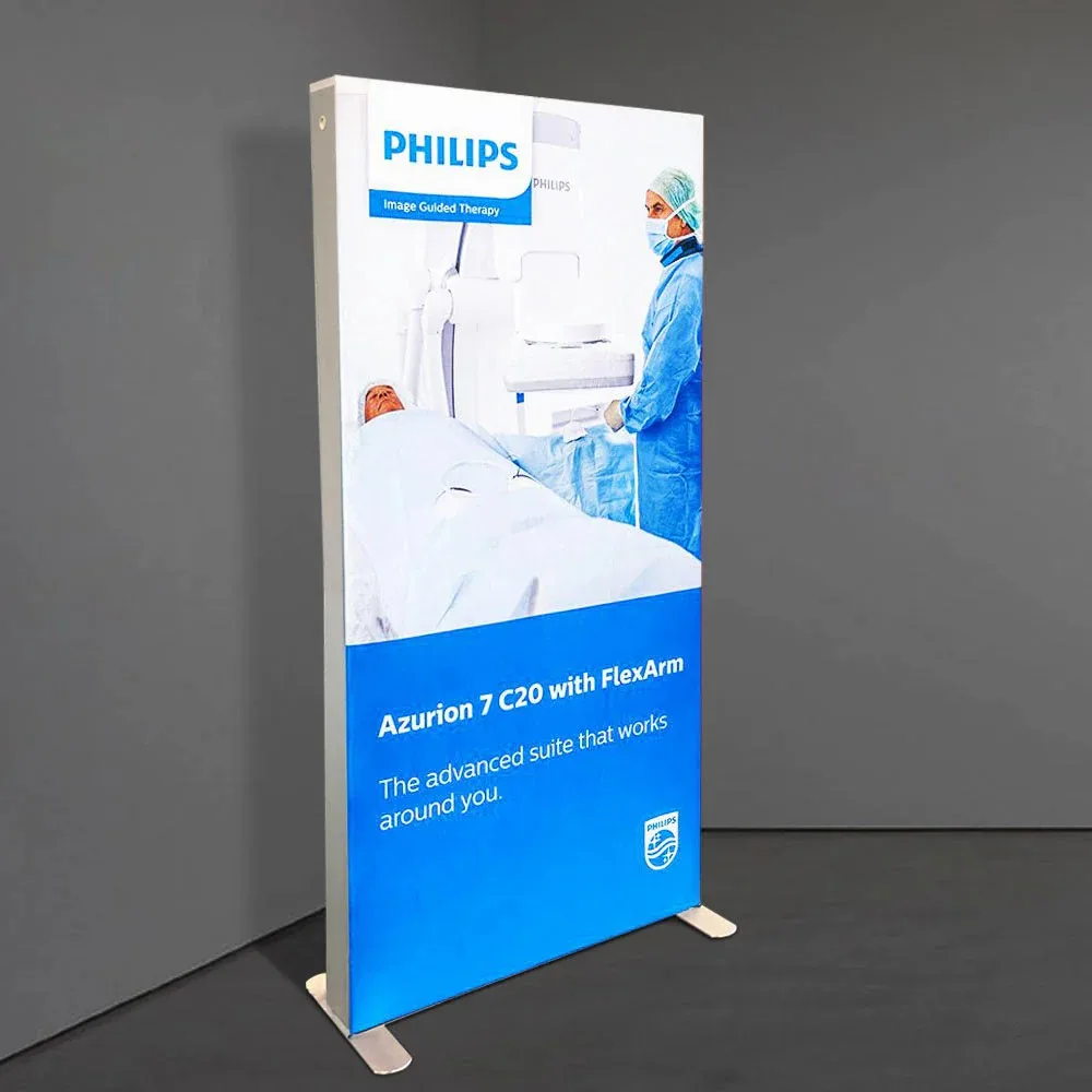 Seg LED Lightbox  Tension  Fabric Lightbox With Printed Fabric Graphics for Advertising