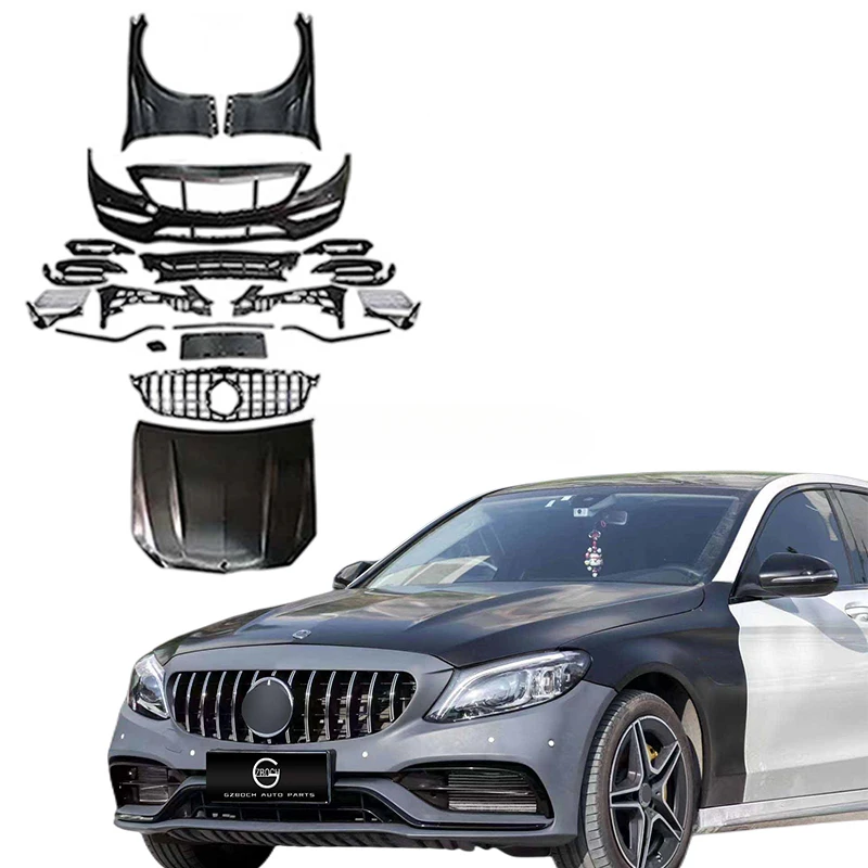 

Hot sale Car bumper For Mercedes Benz W205 C205 C43 AMG C class facelift C63 amg bodykit