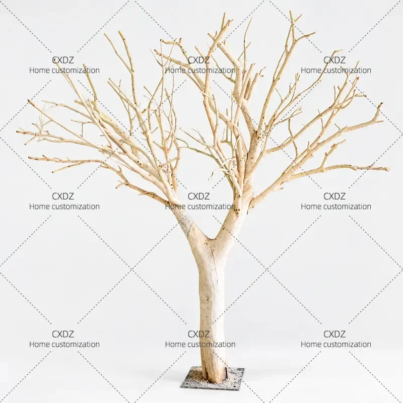 Simulation Dead Tree Large Wishing Tree Bionic Modeling Bird Stand Stage Props for Coffee Shop Indoor Outdoor Landscaping