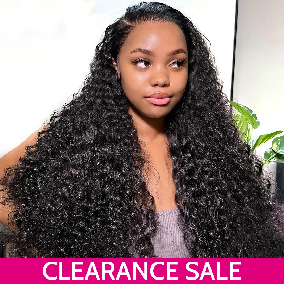 YAWAWE Glueless Wig Human Hair Ready To Wear Water Wave Pre-plucked 13x6 Lace Frontal Wigs For Women HD Lace Wigs Clearance Sale