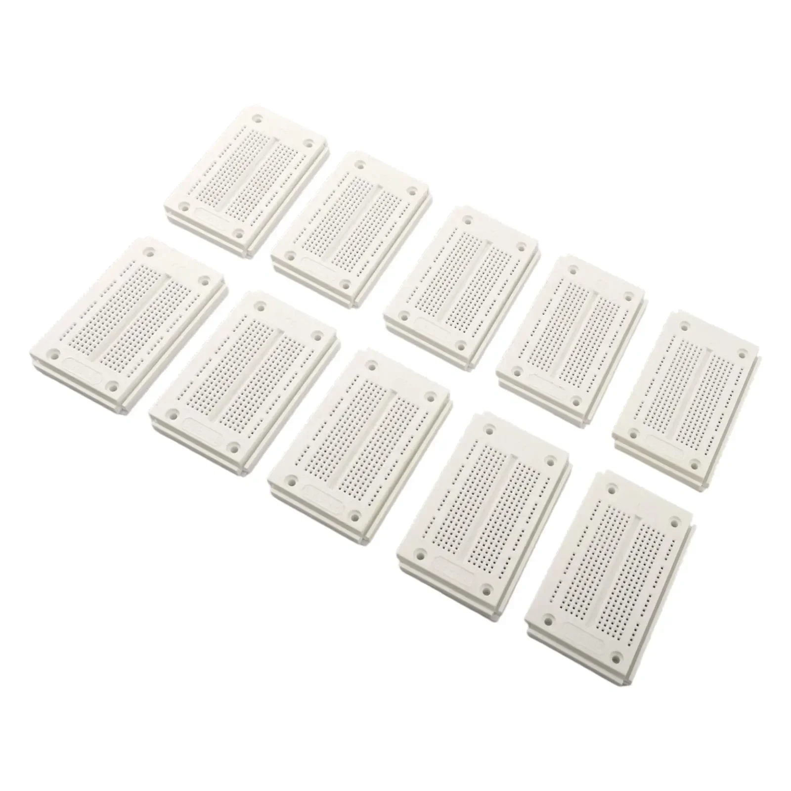 10Pcs SYB-46 Breadboard 270 Points Solderless PCB Board Mini For-Universal Test Protoboard Wire DIY Electronic