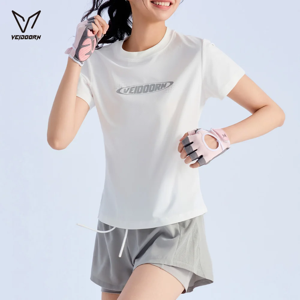 

Women Cooling Sports T-Shirt Quick Dry Breathable Ice Silk Yoga Gym Workout Top Badminton Tennis Athletic Short Sleeve Tee