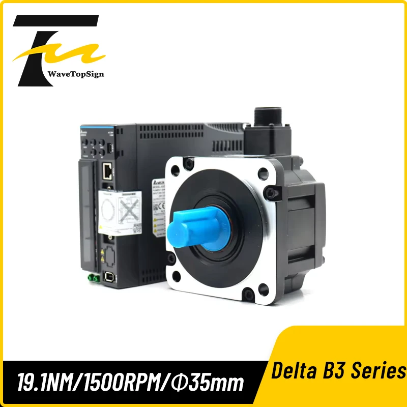 Delta B3 Series 3KW ASD-B3-3023-M ASD-B3-3023-F ASD-B3-3023-L ECM-B3M-F21830RS1 ECM-B3M-F21830SS1 19.1NM 1500RPM with 3M Cable