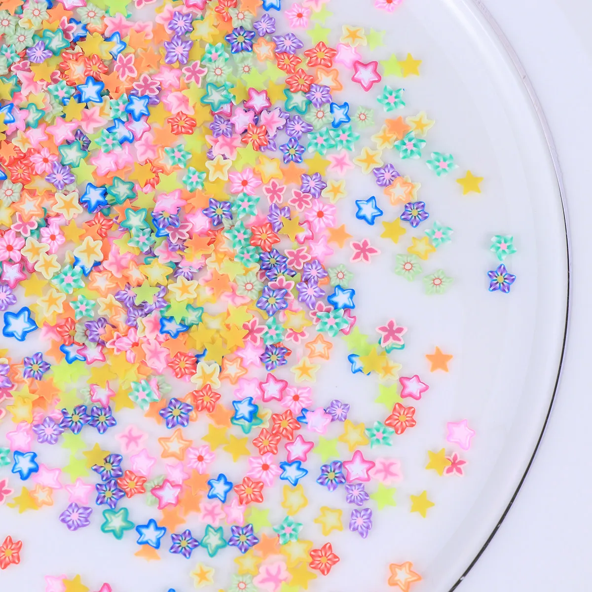 1000Pcs Polymer Clay Slices Nail Art Decor Colorful Fruit Patterns DIY Manicure Tool Nail Beauty Accessories Manicure Tool
