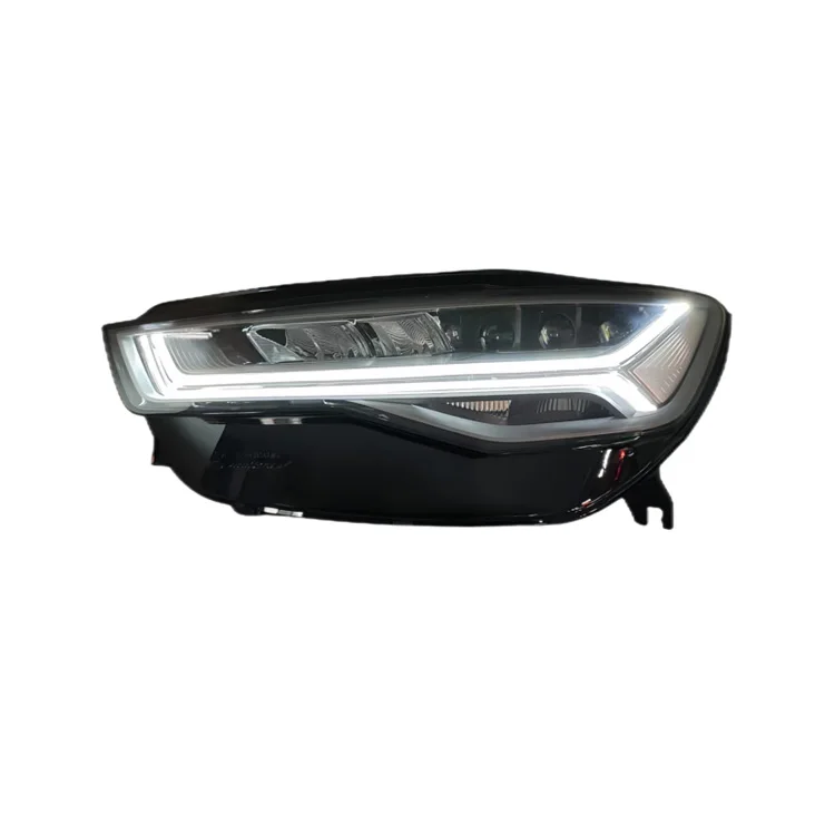 

Автомобильные аксессуары Damei, бампер должен быть заменен, ксеноновые фары, модифицированные светодиодные матричные линзы DRL, стильные фары A6 C7 2012-2