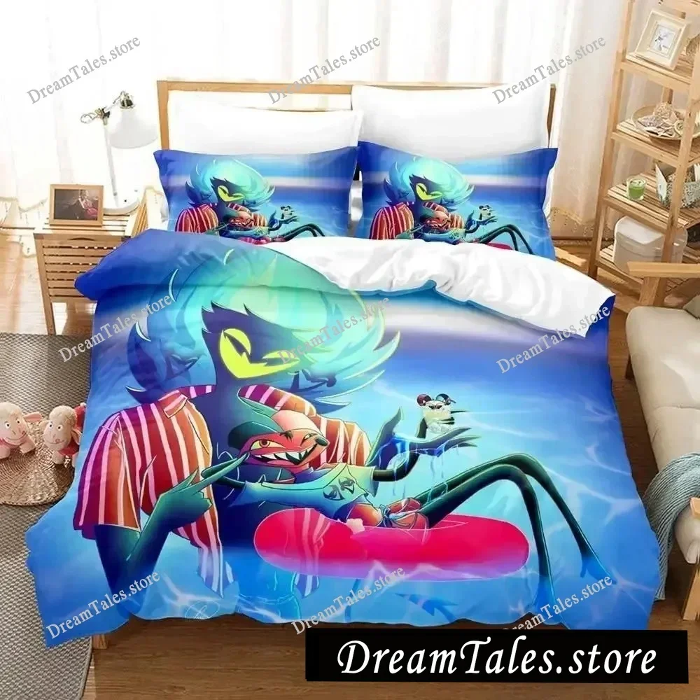 Home Textile Cartoons Fizzarolli Boss Cover Duvet Cover Pillow Case Boy Girl Polyester Bedding Set King Queen Twin Size
