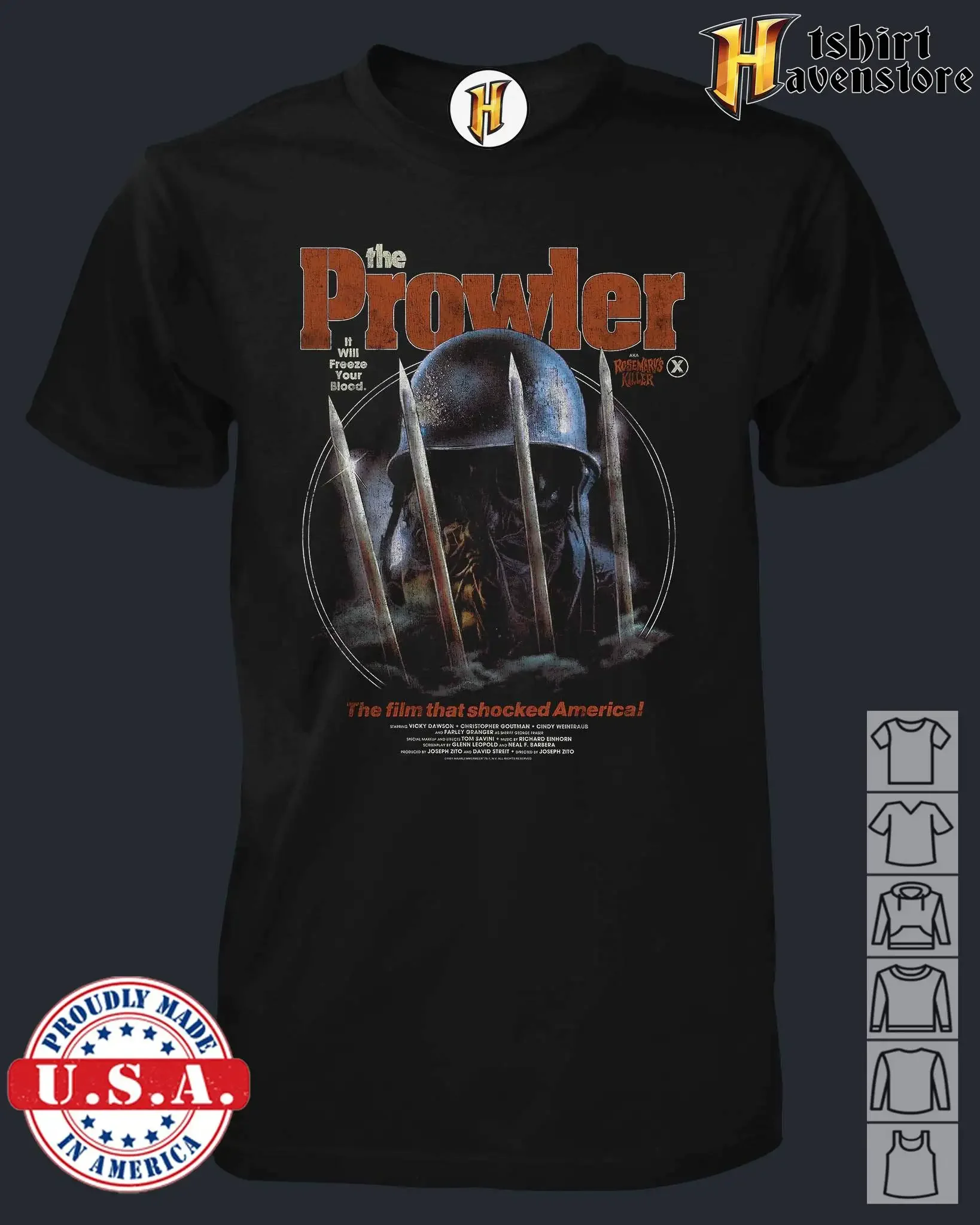 

The Prowler - It Will Freeze Your Blood Unisex T-Shirt