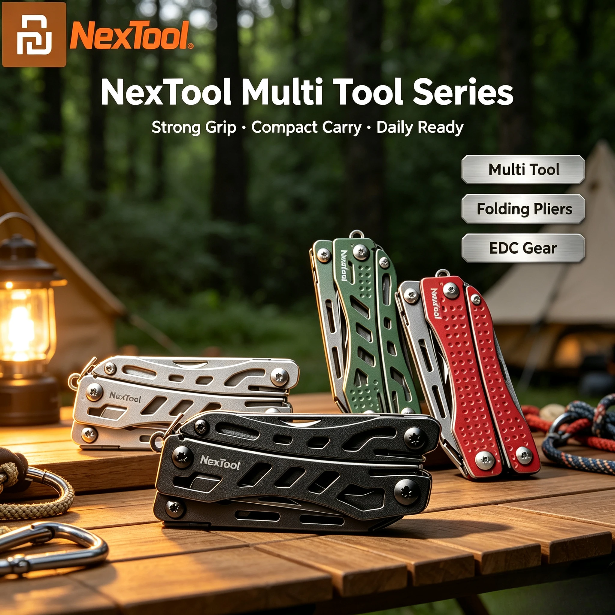 NexTool Mini Flagship 10 IN 1 Multi Functional Folding EDC Hand Tools Pockets Pliers Screwdriver Bottle Opener Outdoor
