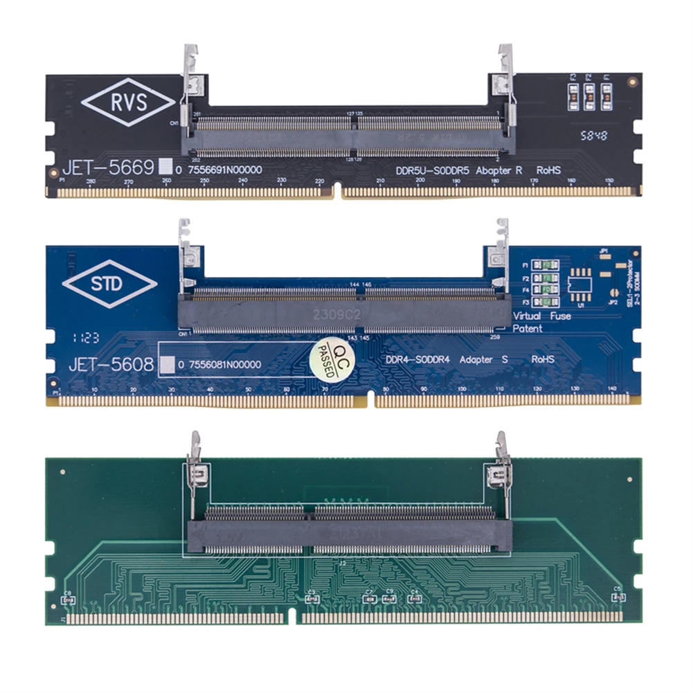 노트북에서 데스크탑으로 SO-DIMM 메모리 어댑터, PC DIMM 카드, DDR3 DDR4 DDR5 커넥터 카드 