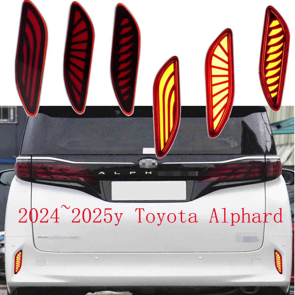 

car accessories bumper tail light for Toyota Alphard 40 rear light taillight Reflector LED 2024~2025y Alphard fog lamp