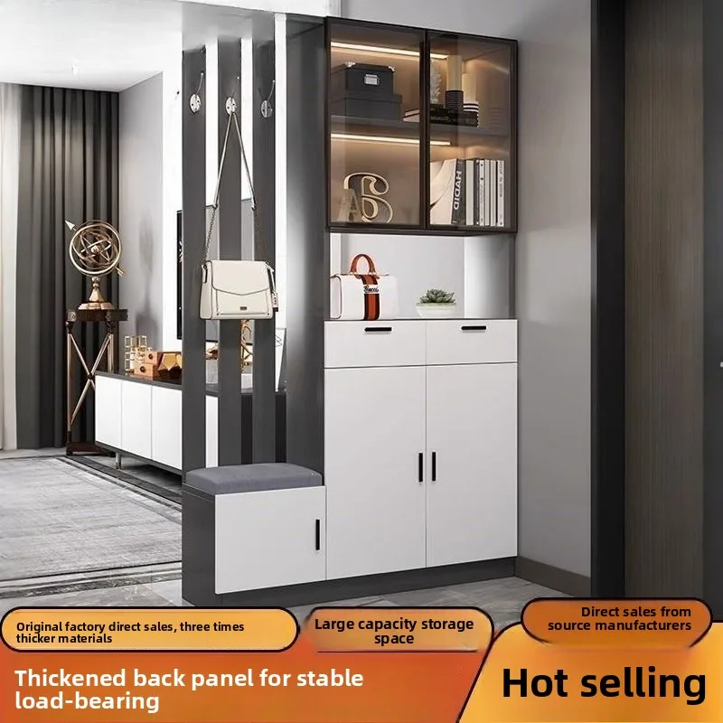 Integrated Premium Entryway Shoe Cabinet Screen Divider Living Room Minimalist Design Shoe Rack Organizer Shoe Storage Furniture
