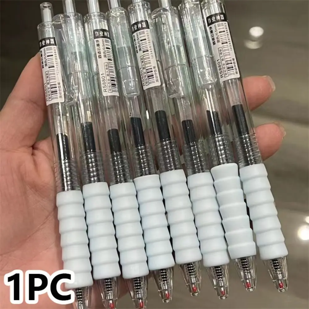 Multifunctional Quick-drying Gel Pen Black/Blue/Red Ink Press Type Ballpoint Pen 0.5mm Pen Tip Writing Tool Student Test