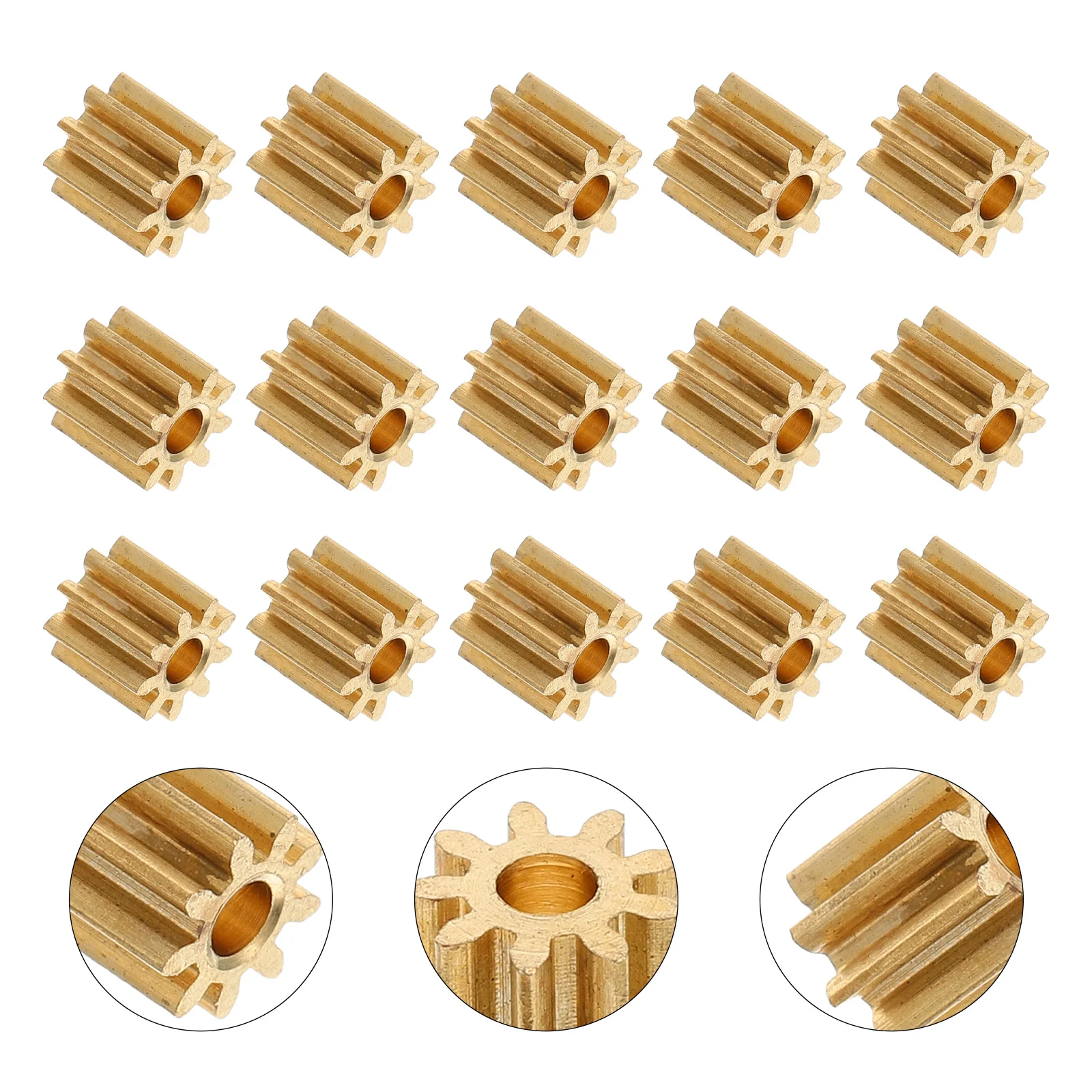 

20 Pcs Equipment Gear Child Automotive Mini Gears for Mechanical Copper Cars Pinion