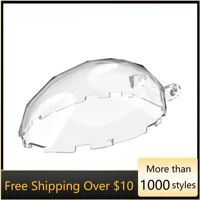 

10 шт., высокотехнологичные сборные частицы 87752, ветровое стекло 6X4X2, комплект строительных блоков с пузырьками, сменная деталь, игрушка для детей