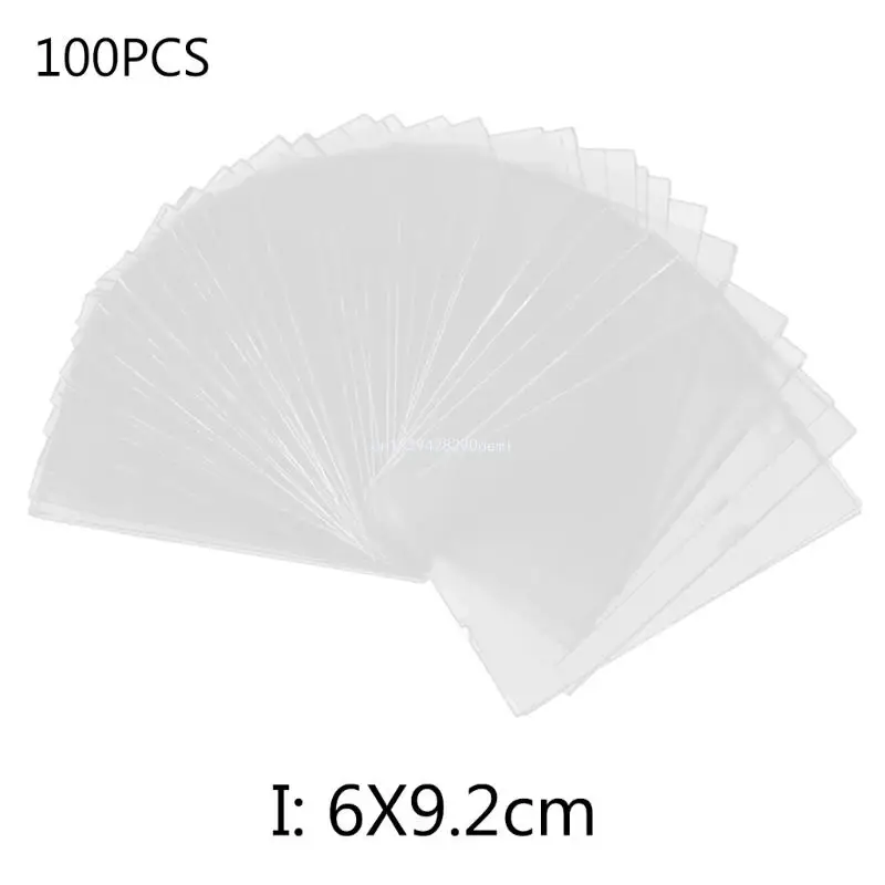 100Pcs Top Loader Cards Collection Holders Tarot Card PP Trading Card Sleeves